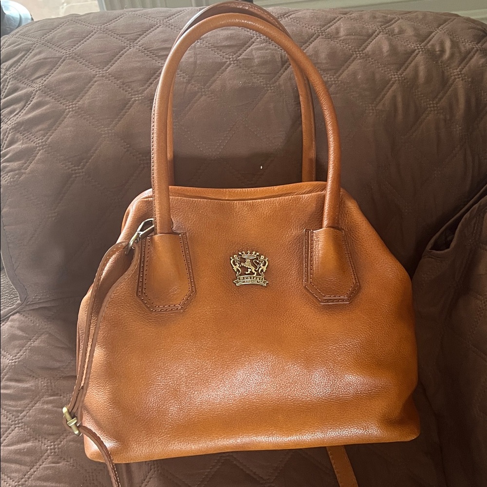 Rare NWT PRATESI FIRENZE MADE IN ITALY LEATHER SATCHEL BAG